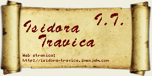 Isidora Travica vizit kartica